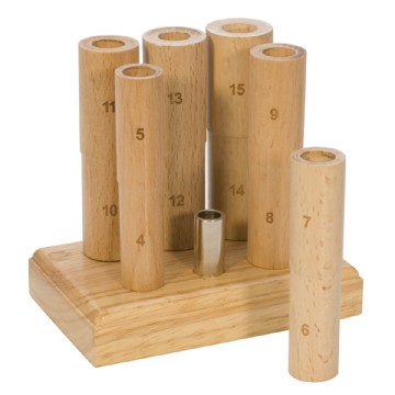 Wood Mandrel 6PC Set w/Wood Stand Photo