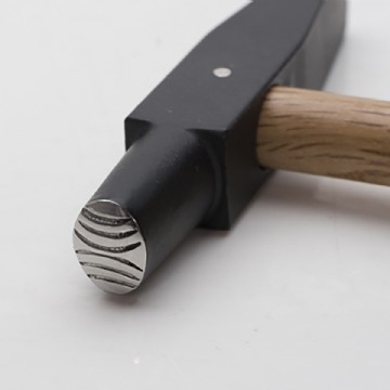 Wubbers Artisan's Mark Oval Texture Hammer Photo