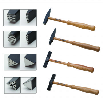 Wubbers Artisan's Mark 4pc Texture Hammer Set Photo