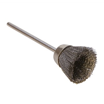 1/2" Cup Wire Bristle Brush - Steel Photo