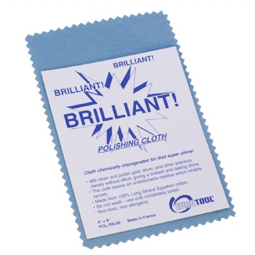 Brilliant Polishing Cloth - Blue Photo