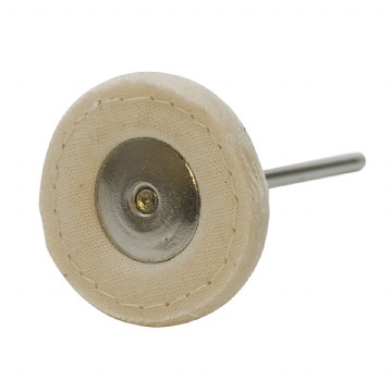 Muslin Buff Mounted 1", 3/32" Mandrel Photo