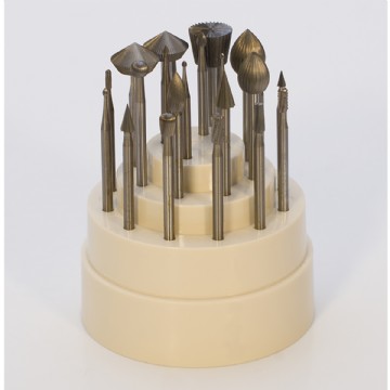 Wax Bur Set 24 pc 3/32" shank Photo