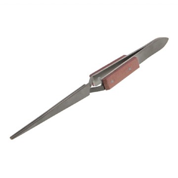 Self-Locking Titanium Tweezer w/ Fiber Grips Photo