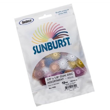 Sunburst 7/8" Dual Disc Assortment 43/Kit Photo